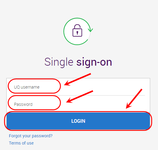 click on the login button 