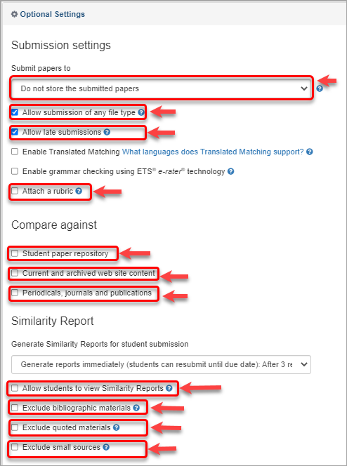 create turnitin assignment blackboard