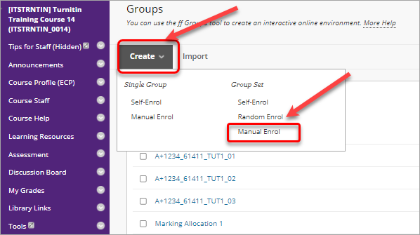 create a group