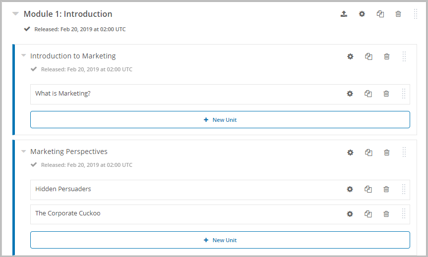 structure in learnx studio view