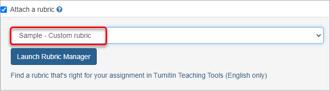 custom rubric