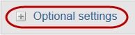 click on the plus button
