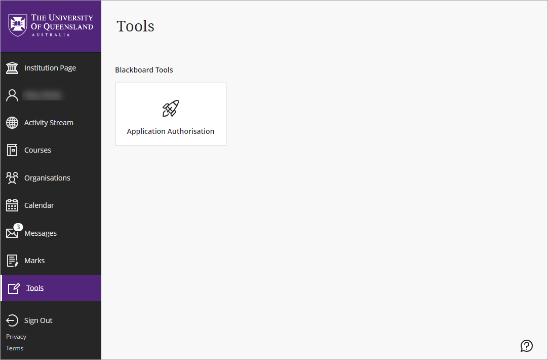 Tools page