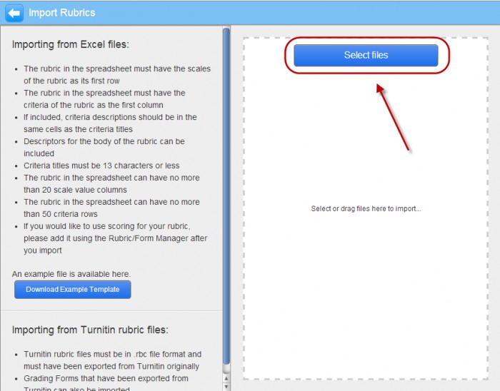 select to view rubric