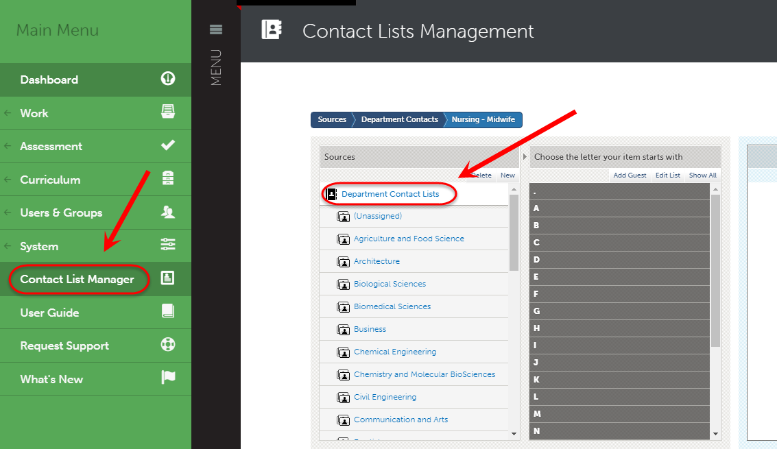 Contact List Manager