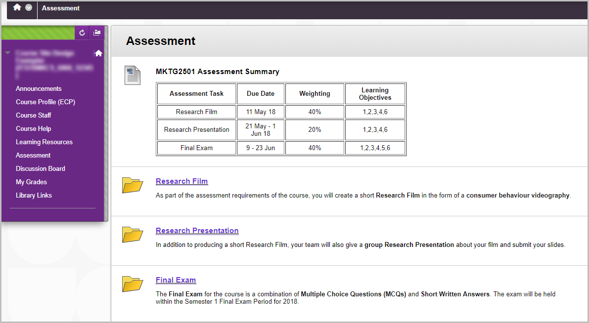 assessment