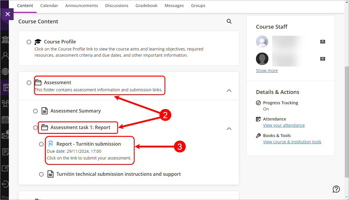 Access turnitin assignment