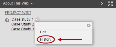 click on history from the drop down list 