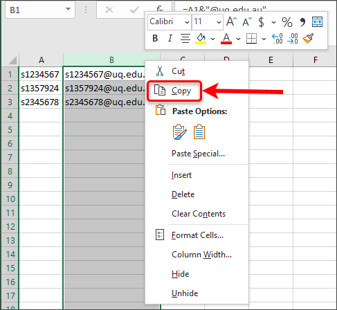 Copy circled