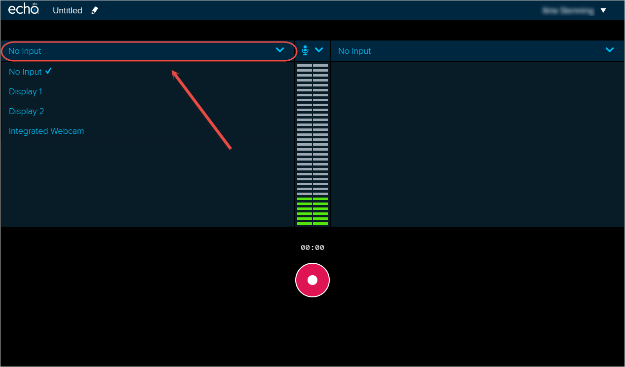 primary display dropdown