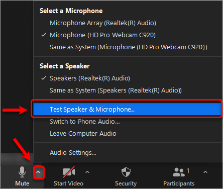test audio