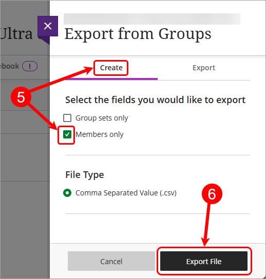 Steps 5 and 6 circled