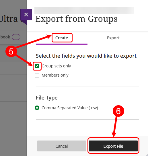 Steps 5 and 6 circled