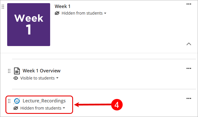 Lecture Recording circle