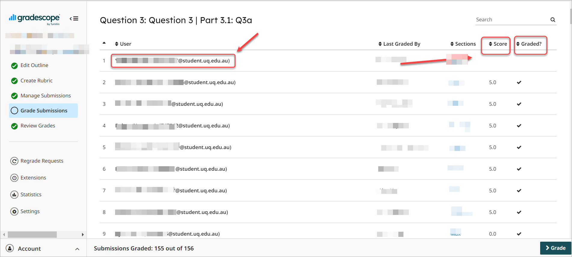 unmarked questions