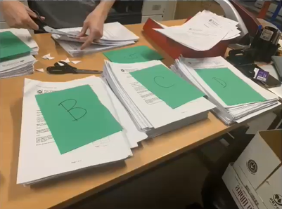 Stack papers example