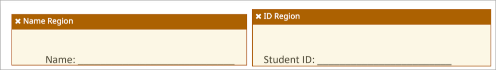 Incorrect student ID boxes
