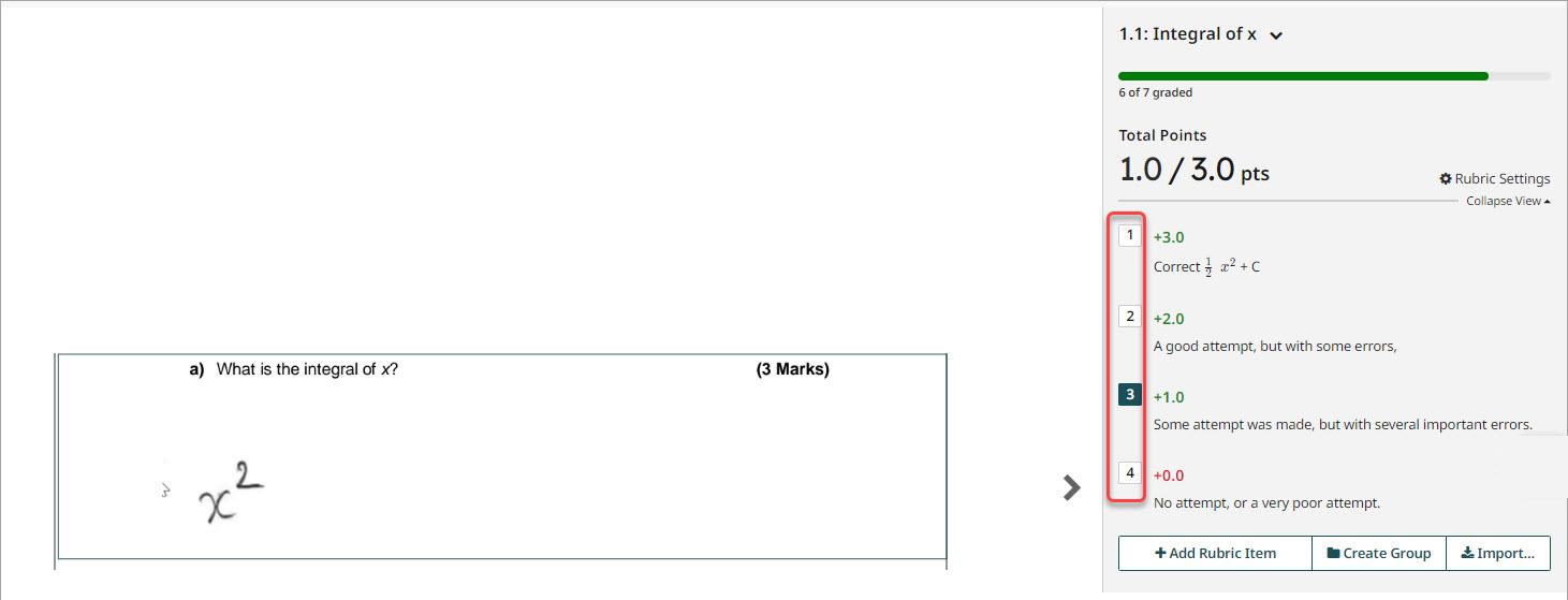 positive scoring exam