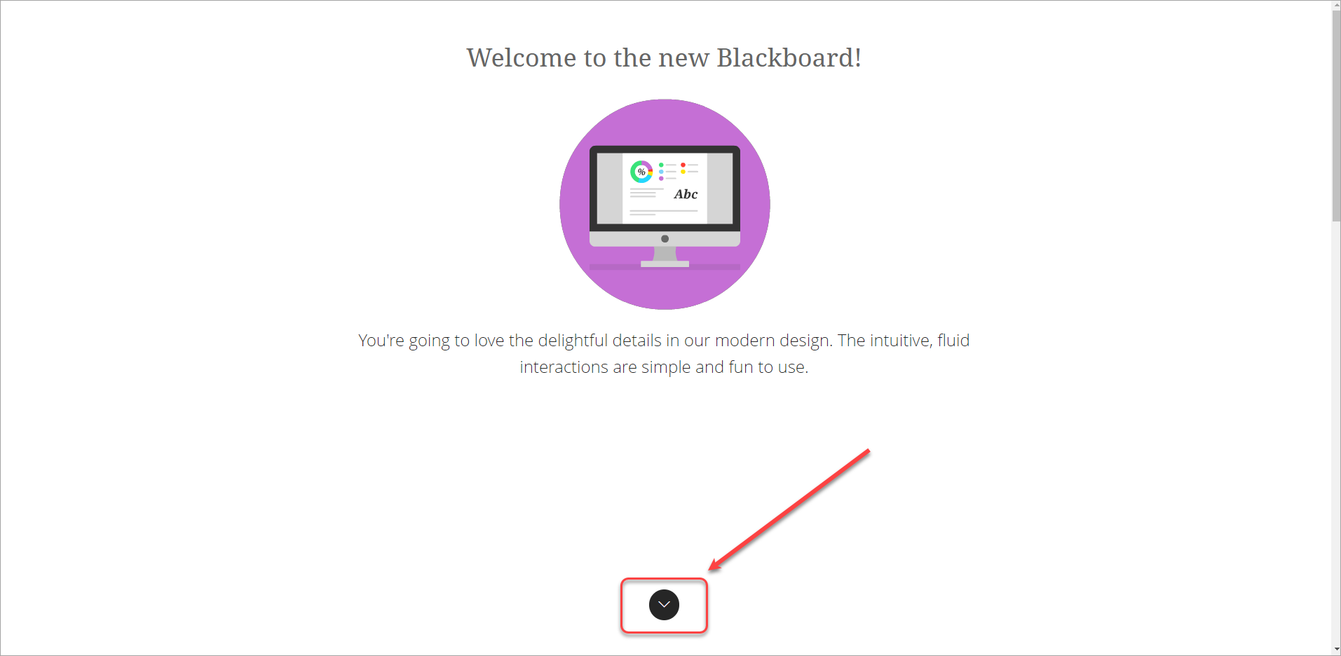 weclome page first instruduction screen