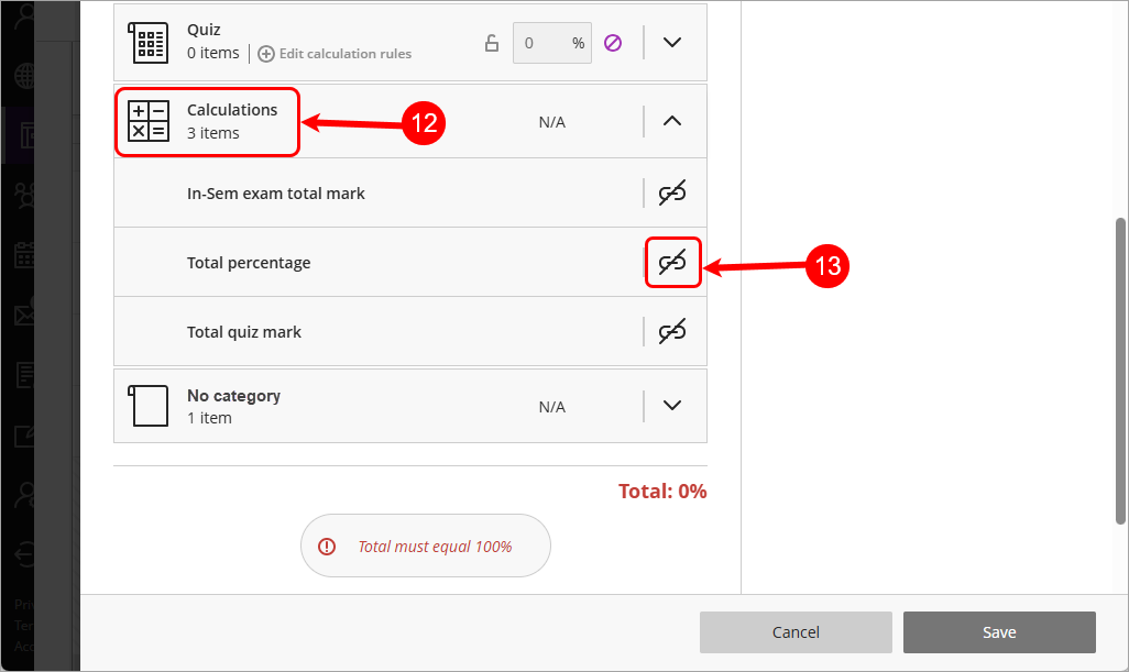 Steps 12 & 13 circled