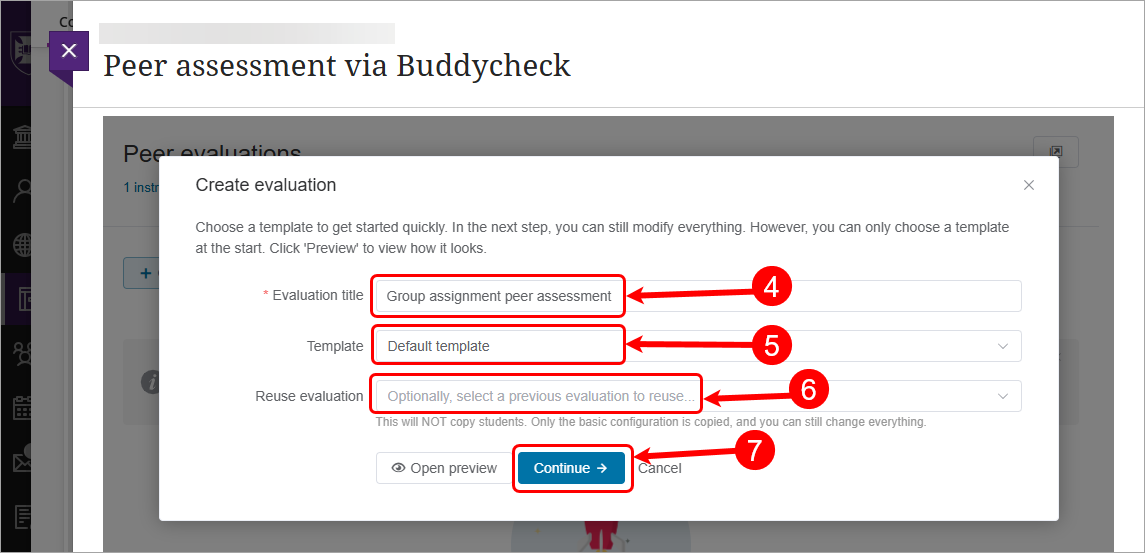 Steps 4 - 8 circled