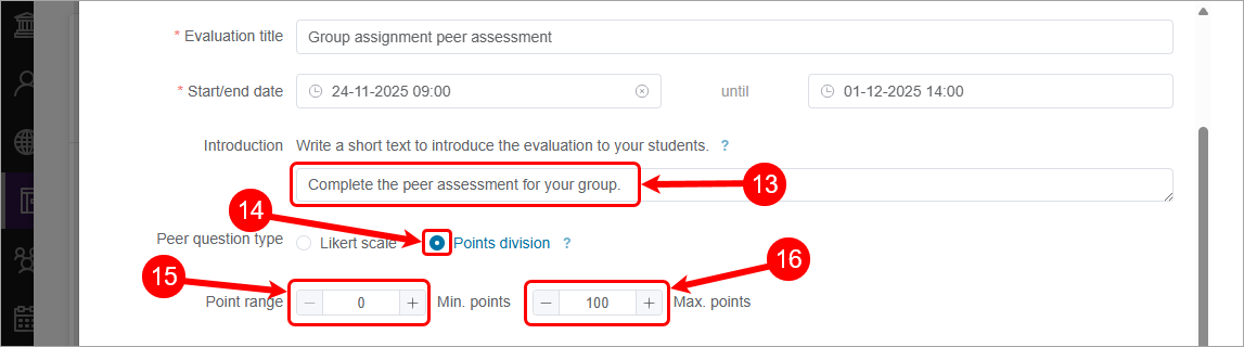 Steps 13 - 15 circled