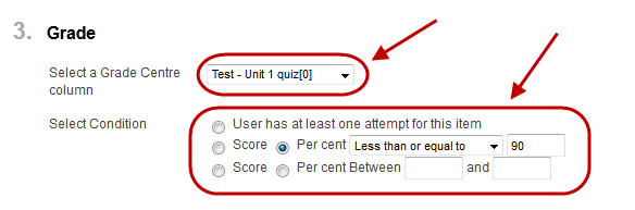 select conditions 