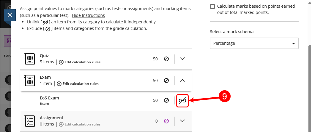 Step 9 circled
