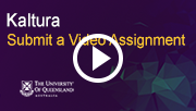 submit a video assignment