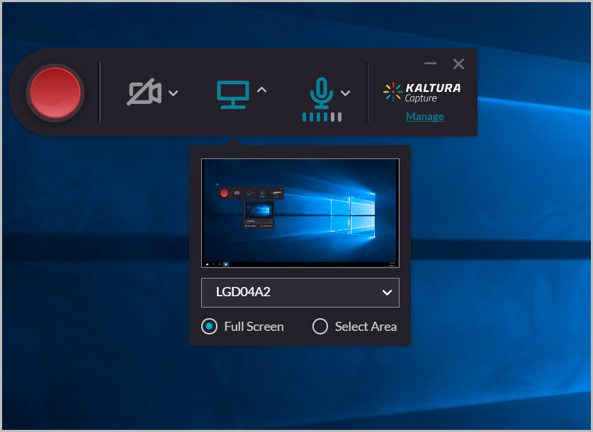 kaltura capture desktop app