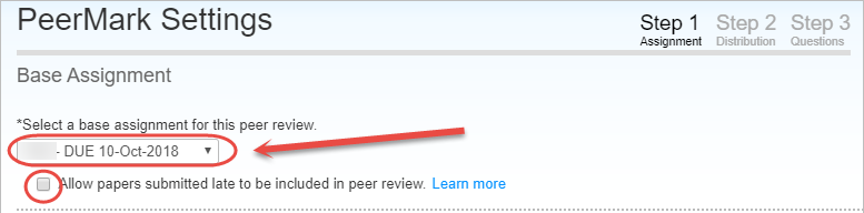 base assignment settings