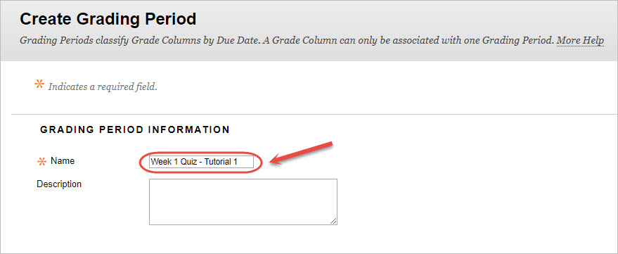 grading period title