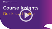 course insights quick start guide