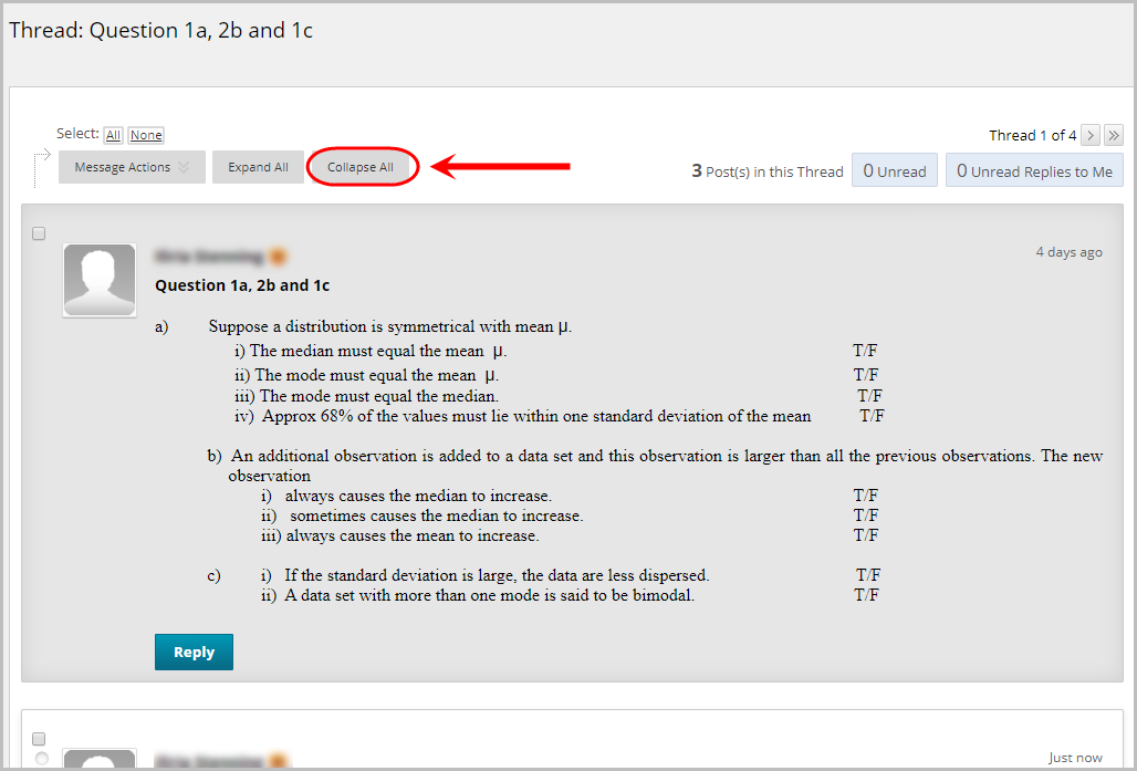 Navigate A Discussion Board Elearning University Of Queensland 