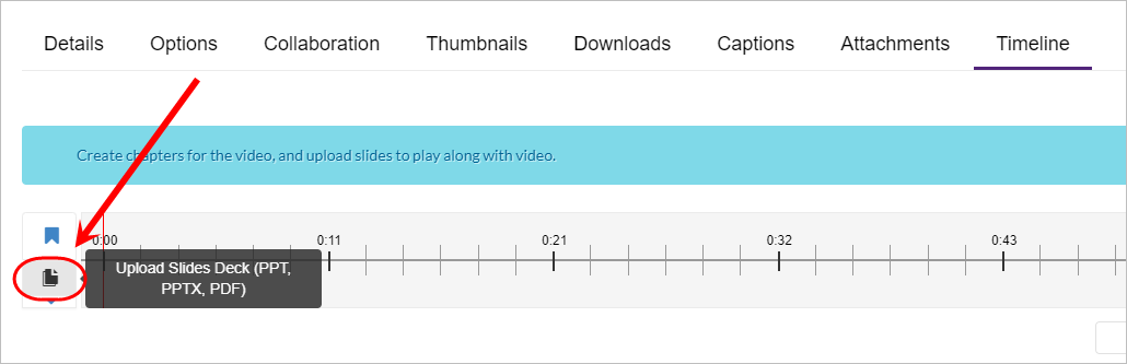 upload slide deck