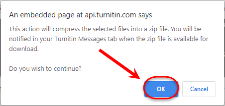Ok button circled