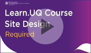 course site design required