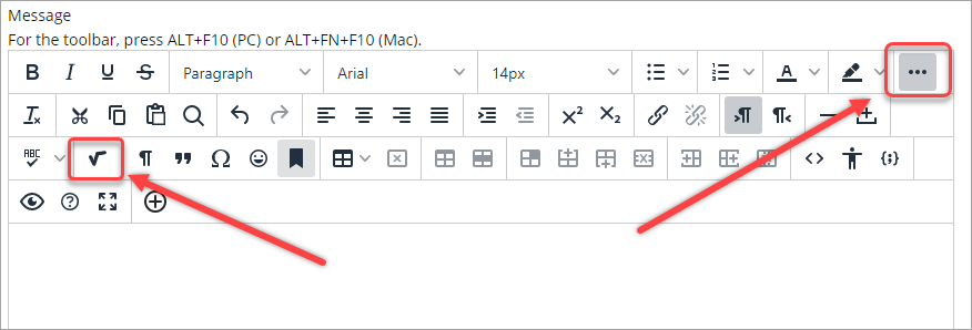 3 dot selected, equation editor selected