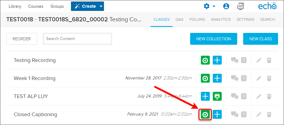 Green media circled