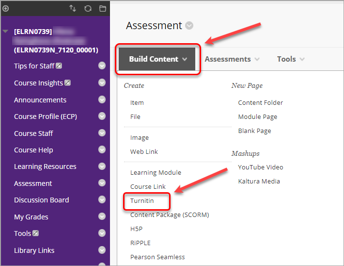 turnitin assignment link